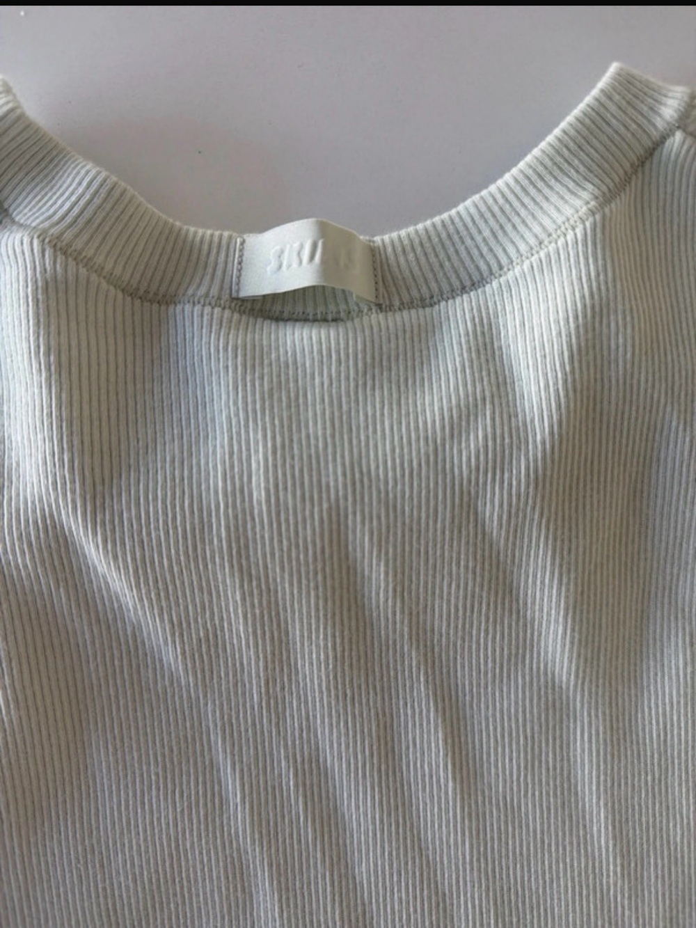 Skims Mint Ribbed Women's Tee